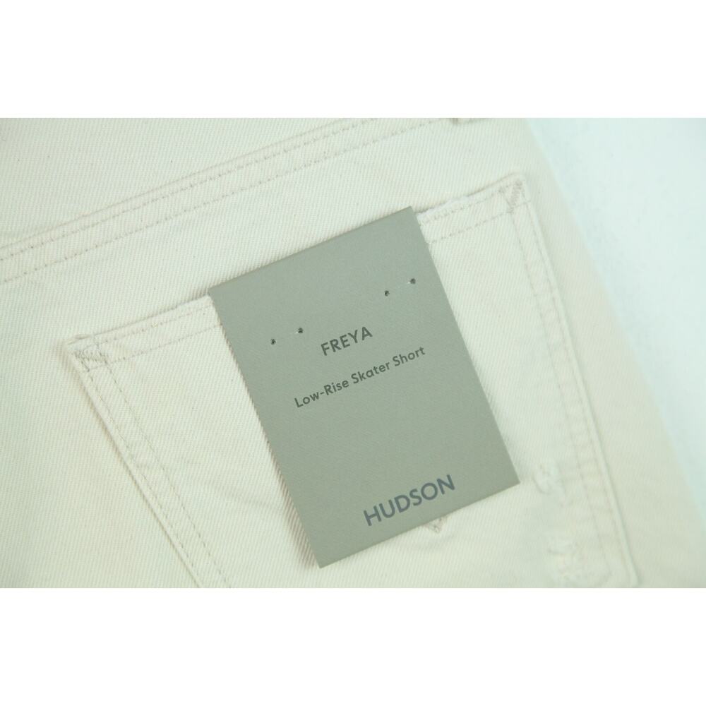 Hudson 27 Shorts Freya Low Rise Skater Jorts Minimal Casual Coastal Quiet Luxury - Picture 6 of 9